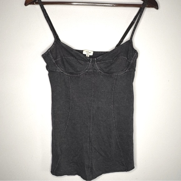 Wilfred Tops - Y2K VINTAGE Aritzia Wilfred Bustier Tank Top Gray XS Excellent condition EUC